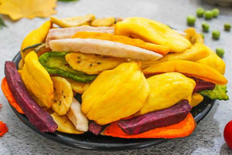 Hoa quả sấy vừa tiện vừa ngon không cần chế biến