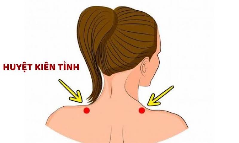 Huyệt Kiên Tỉnh được ứng dụng trong xoa bóp thư giãn gân cơ