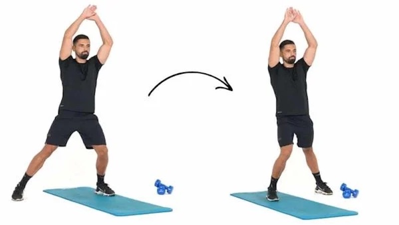 Low Impact Jumping Jack với cường độ vận động nhẹ nhàng