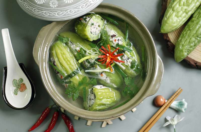 Mướp đắng nhồi thịt bao nhiêu calo còn phụ thuộc vào loại thịt bạn sử dụng