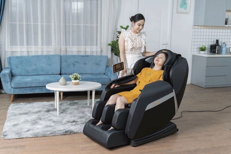 Ghế massage toàn thân giúp tăng cường sức khỏe người sử dụng