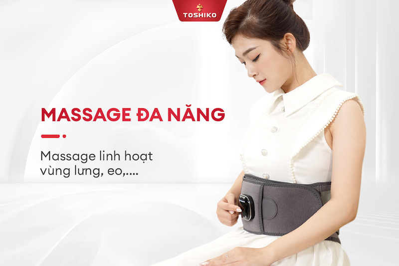 Đai massage lưng eo