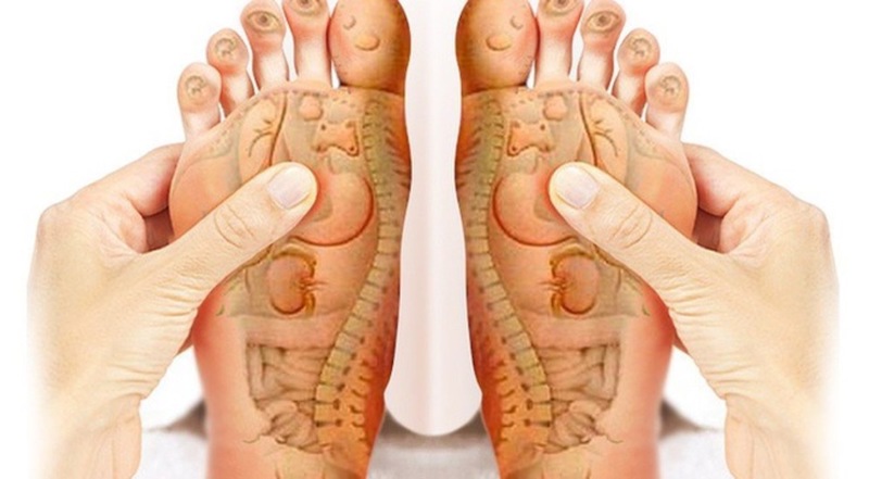 Lòng bàn chân chứa rất nhiều huyệt đạo quan trọng