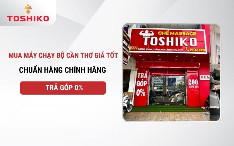Mua máy chạy bộ Cần Thơ giá, chuẩn hàng chính hãng - Trả góp 0%