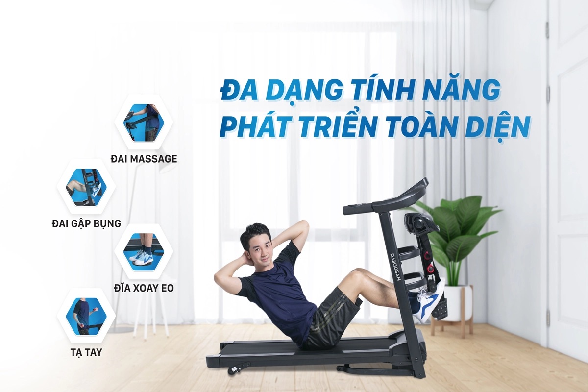 Máy chạy bộ cao cấp Daikiosan
