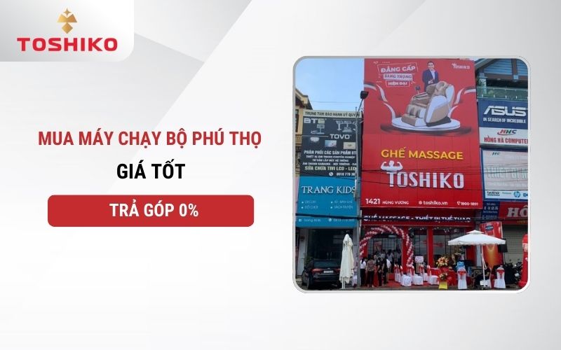 Mua máy chạy bộ Phú Thọ giá tốt | Trả góp 0%