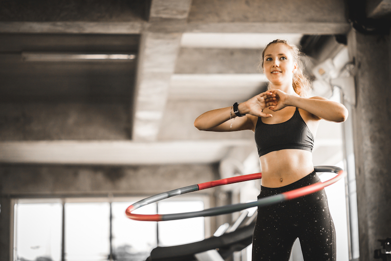 Lắc vòng giúp đốt cháy calo hiệu quả