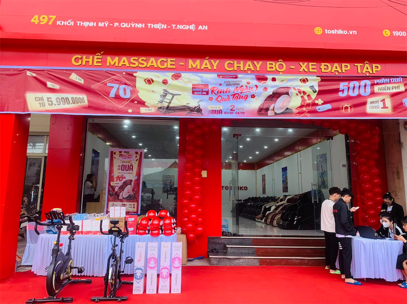 Cửa hàng máy chạy bộ Toshiko Hoàng Mai - Nghệ An