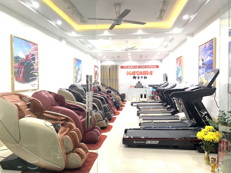 Ghế massage Nhật Bản Kaitashi có thiết kế đẹp, sang trọng