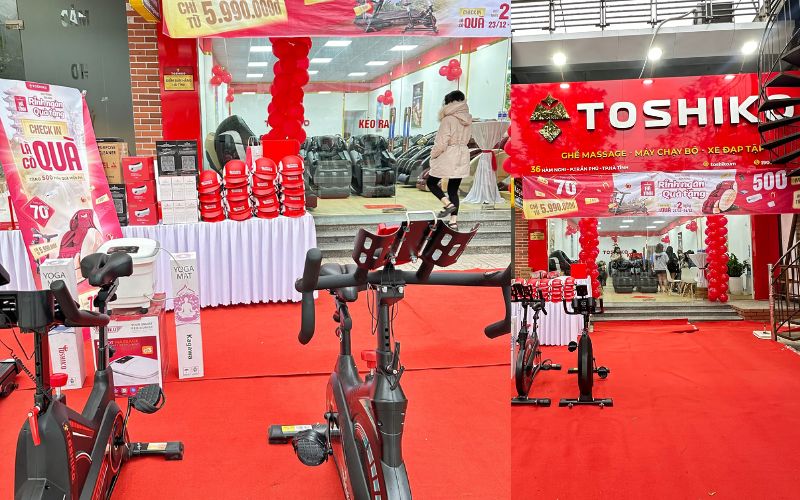 Showroom máy tập chạy bộ Hà Tĩnh