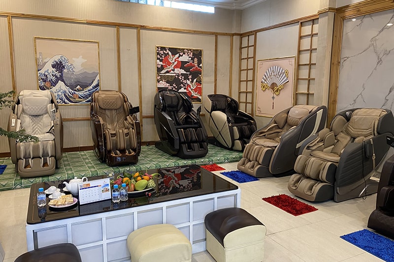 Showroom ghế massaeg Oreni danh tiếng