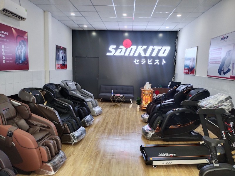Thương hiệu ghế massage tốt, uy tín Sankito