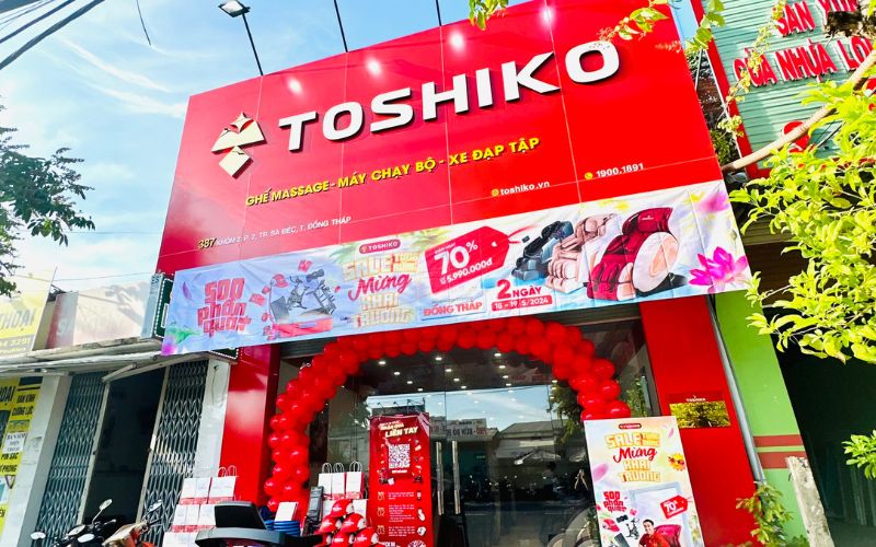 Showroom Toshiko – Địa chỉ bán máy chạy bộ Đồng Tháp giá tốt