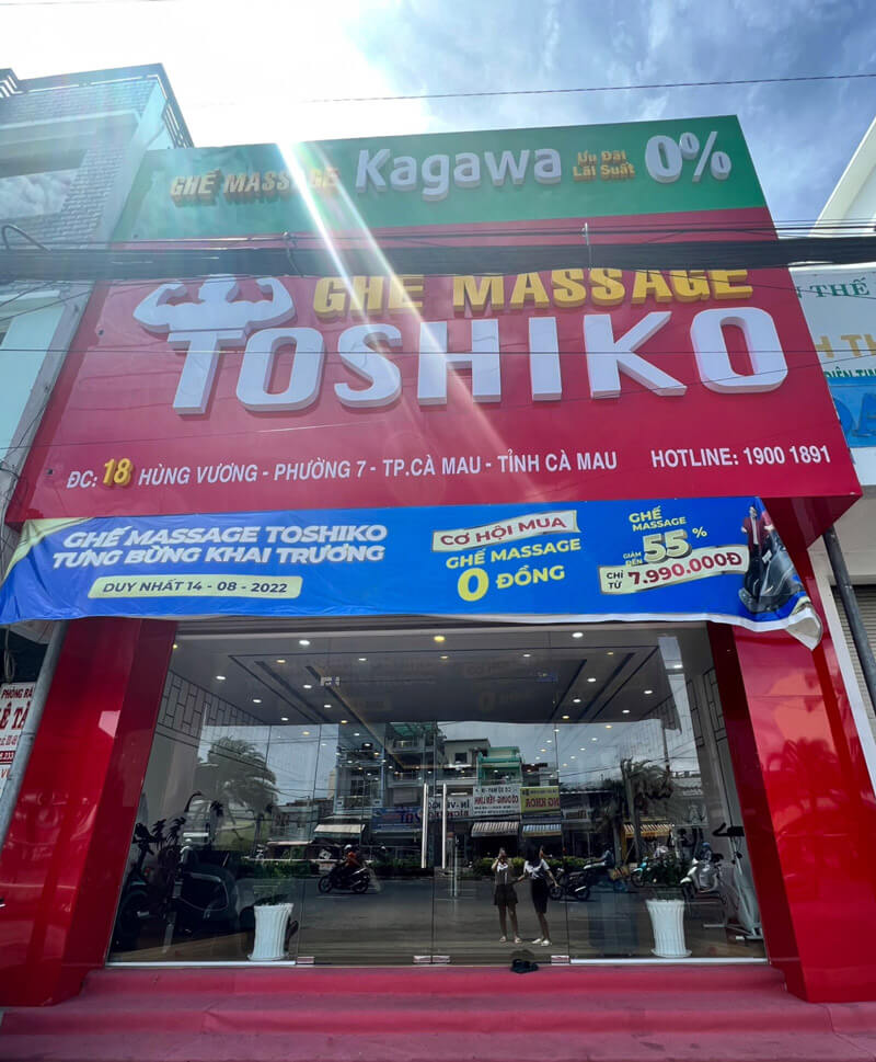 Cửa hàng máy chạy bộ Cà Mau Toshiko