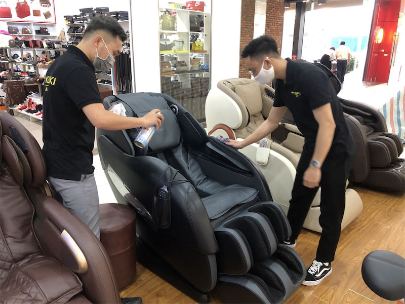 Trần Sơn là địa chỉ tiếp nhận sửa ghế matxa có quy trình làm việc bài bản