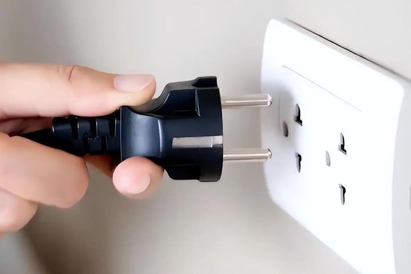 Rút nguồn điện khi không sử dụng