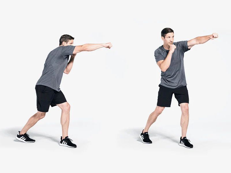 Tập các đòn boixng tại nhà bằng tay không