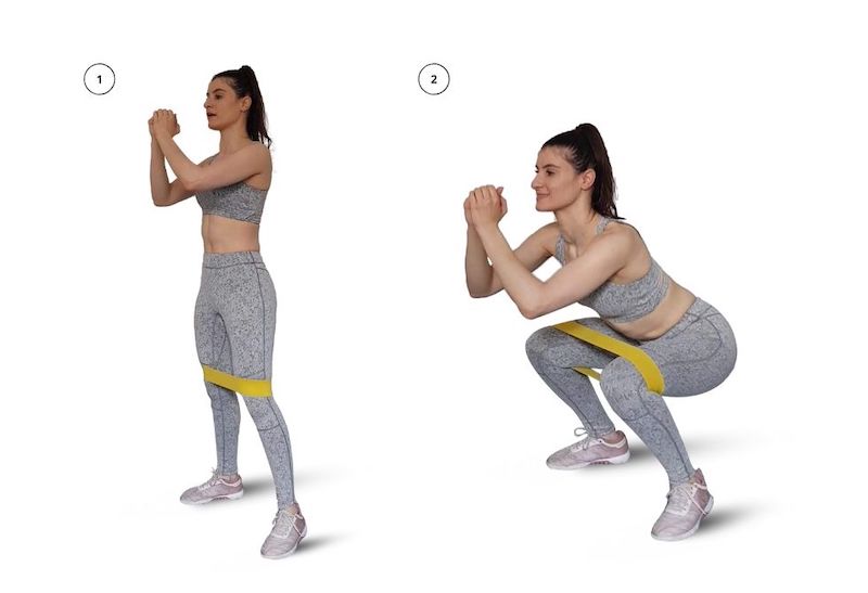 Động tác Sumo Squat