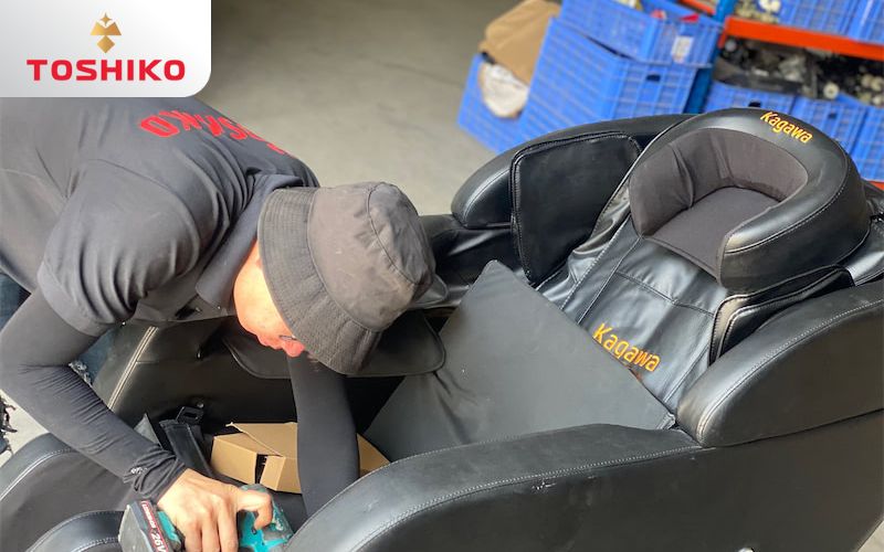 Toshiko hỗ trợ khắc phục lỗi motor ghế massage nhanh chóng, chuyên nghiệp