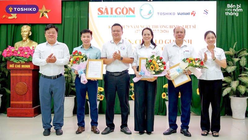Toshiko đồng hành cùng Báo Sài Gòn Giải Phóng lan tỏa giá trị "Đền ơn đáp nghĩa"