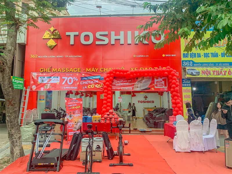 Toshiko - Địa chỉ mua ghế massage dưới 20 triệu uy tín, nhiều ưu đãi