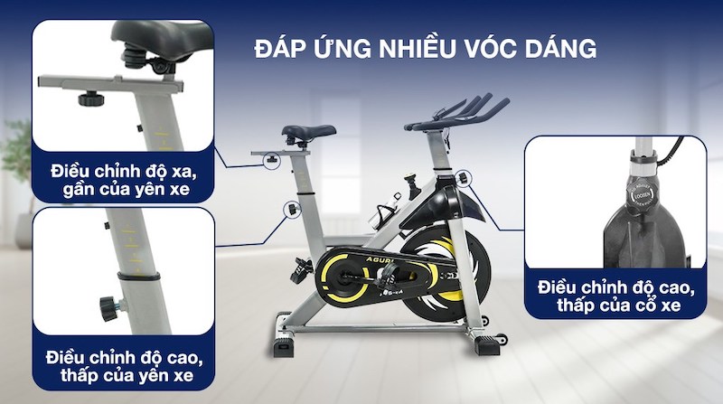 Xe đạp tại nhà Aguri là sự lựa chọn hoàn hảo cho nhiều khách hàng