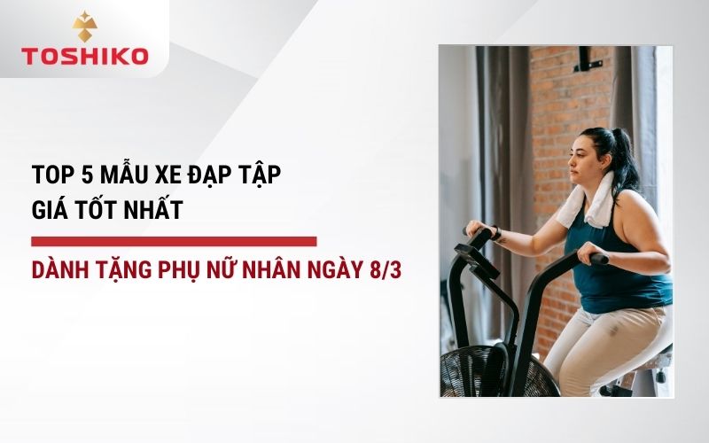 Top 5 mẫu xe đạp tập giá tốt dành tặng phụ nữ nhân ngày 8/3