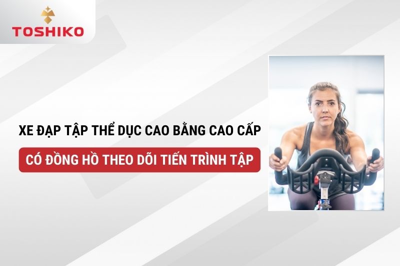 Xe đạp tập thể dục Cao Bằng cao cấp, có đồng hồ theo dõi tiến trình tập