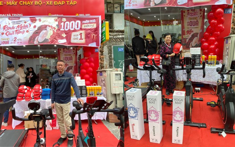 Cửa hàng xe đạp tập Toshiko Minh Khai