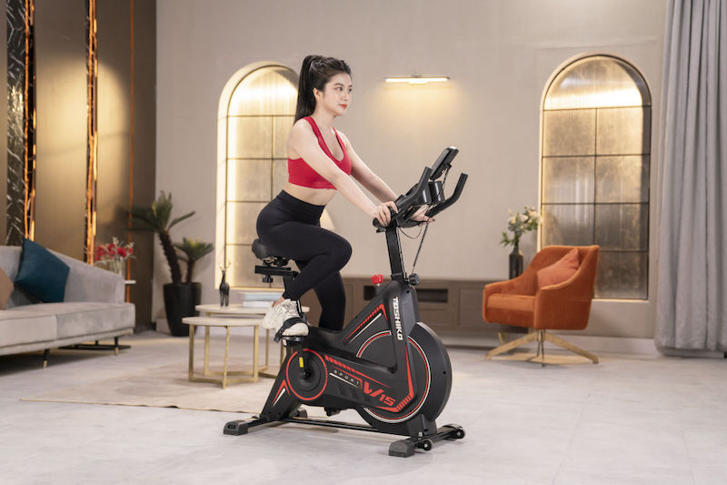 Xe đạp xoay có thiết kế tương tự xe đạp thường