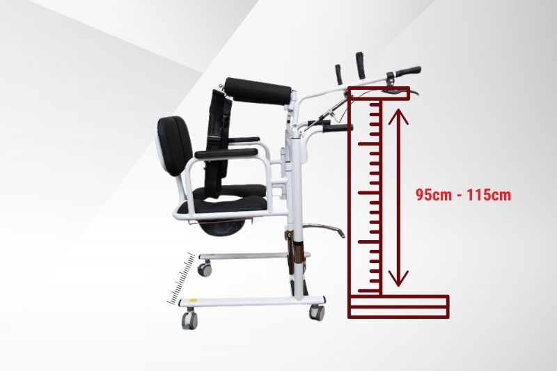 Chiều cao xe hợp lý và phù hợp với vóc người