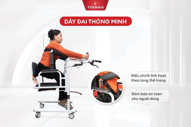 Xe lăn nâng hạ giúp đơn giản hóa quá trình chăm sóc người cao tuổi