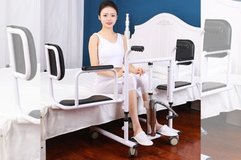 Xe nâng hạ bệnh nhân có khung xe chắc chắn