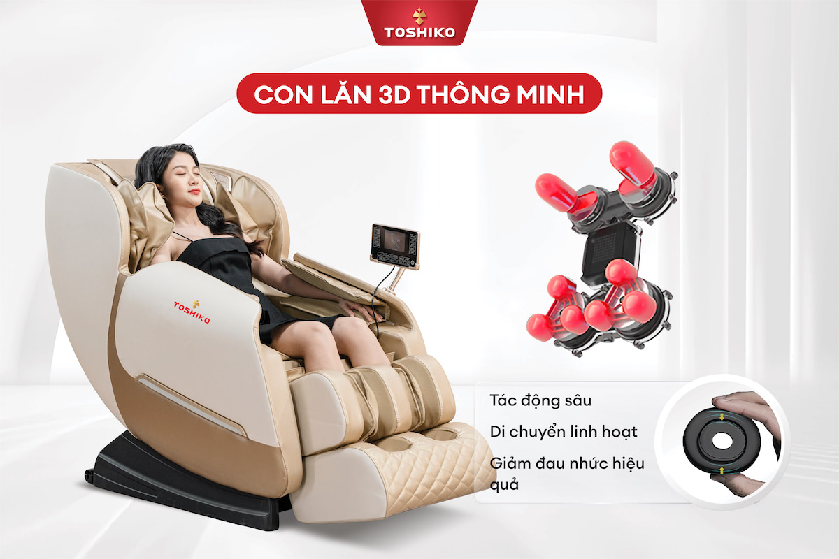 Ghế massage Toshiko T6, ảnh 2