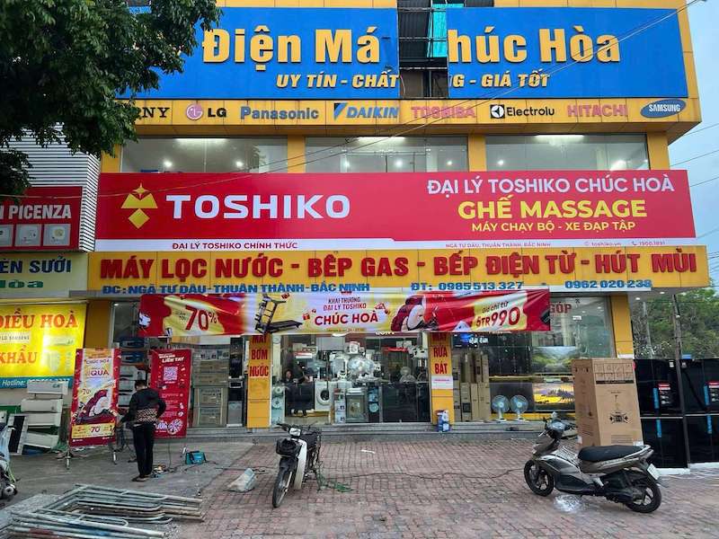 Mặt tiền Đại lý Chúc Hòa