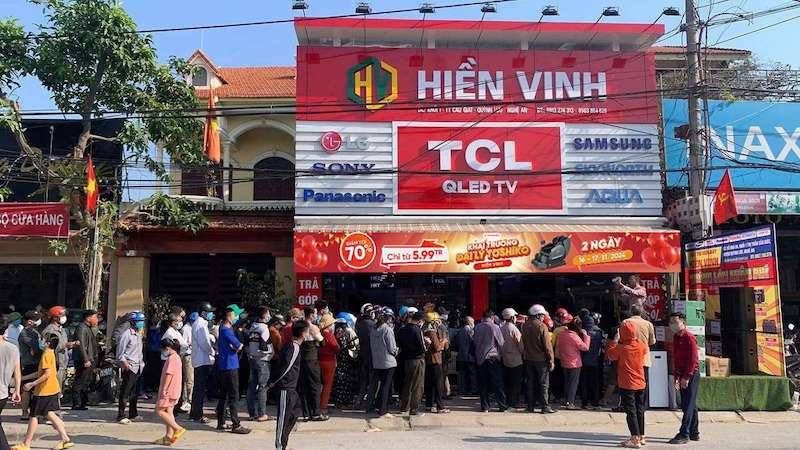 Mặt tiền Đại lý Hiền Vinh