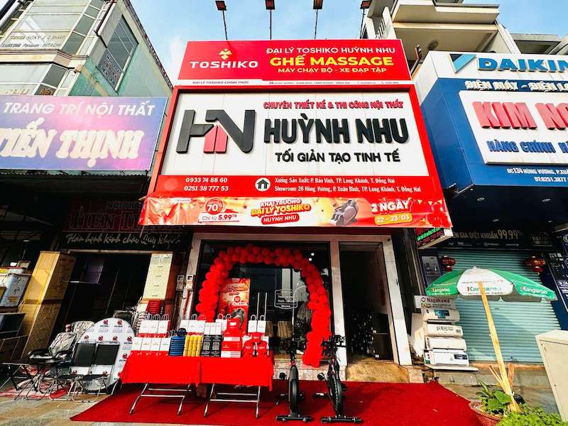 Mặt tiền Đại lý Huỳnh Nhu