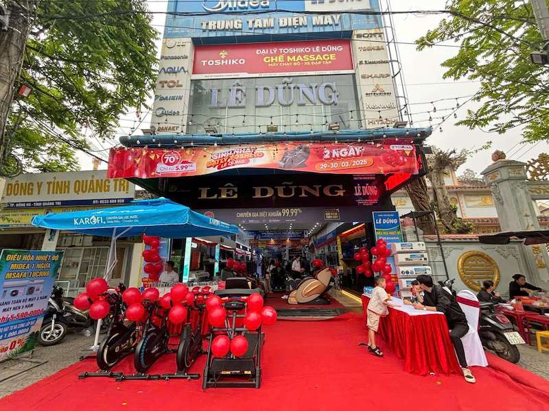 Mặt tiền Đại lý Lê Dũng