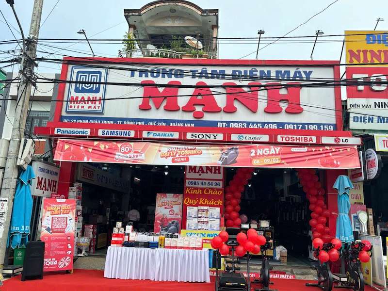 Mặt tiền Đại lý Mạnh