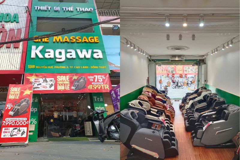 Showroom ghế massage Cao Lãnh - Đồng Tháp