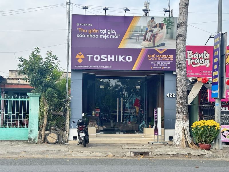 Mặt tiền Toshiko Tân An - Long An