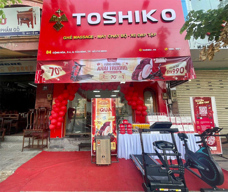 Mặt tiền Toshiko Tân Bình - Hồ Chí Minh