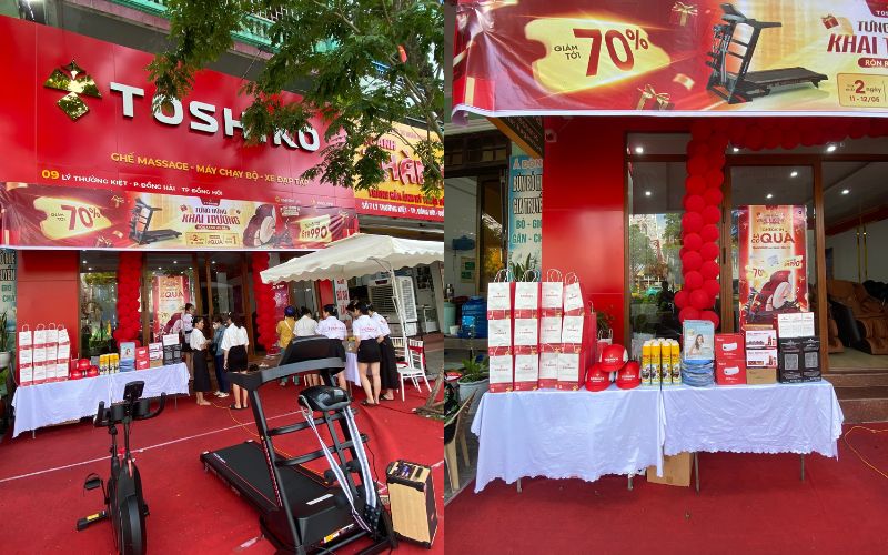 Mặt tiền Toshiko Đồng Hới - Quảng Bình
