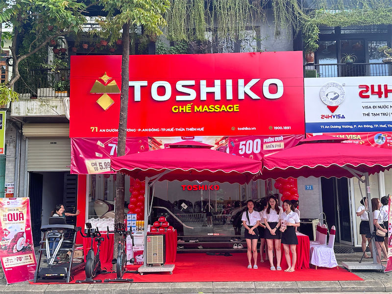 Mặt tiền Toshiko Huế
