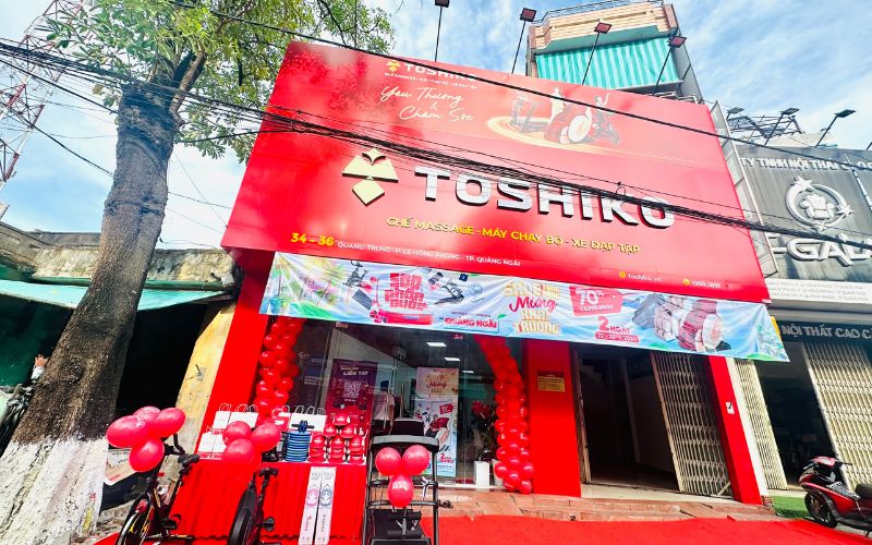 Mặt tiền Toshiko Quảng Ngãi