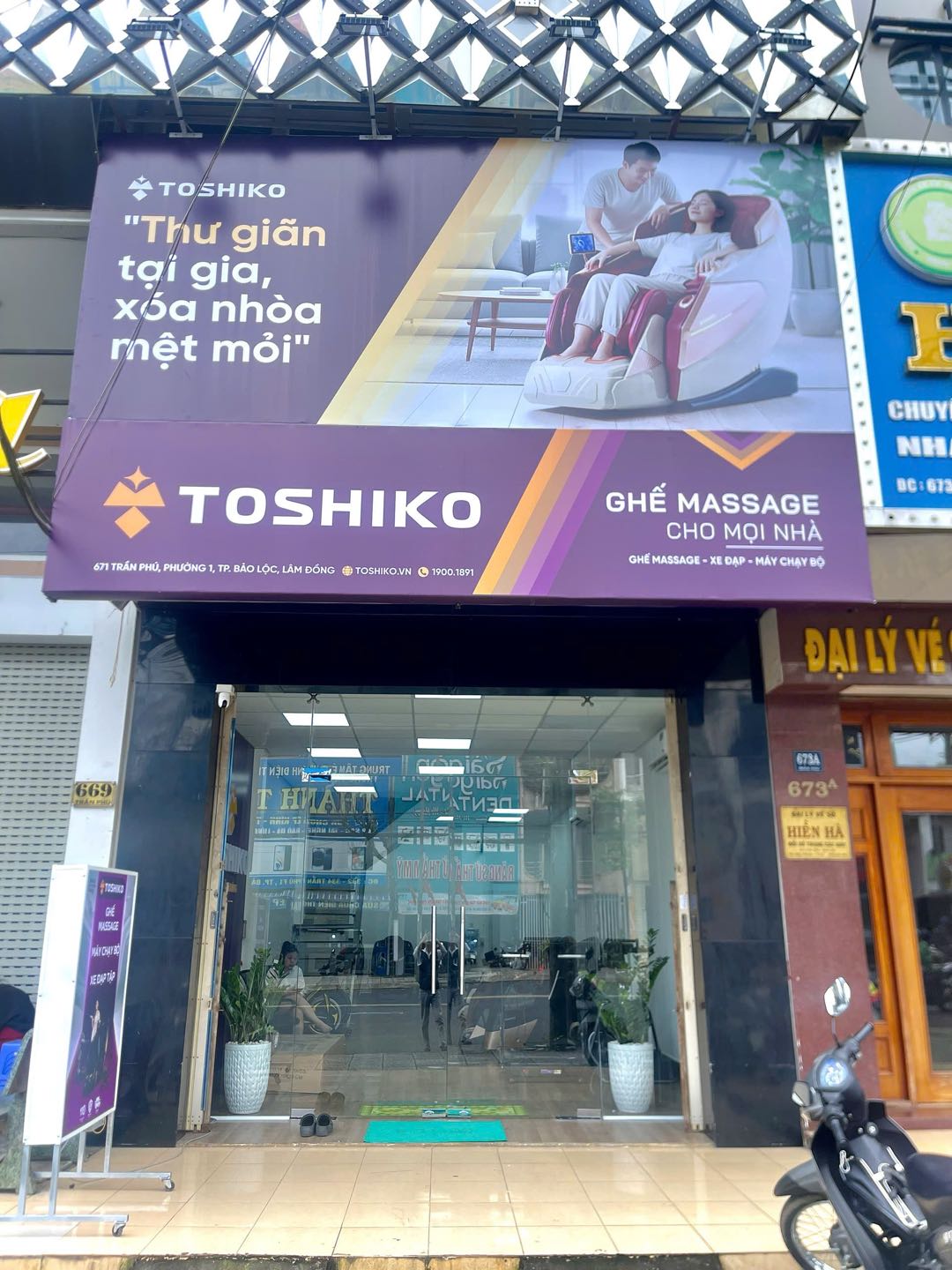 Mặt tiền Toshiko Bảo Lộc - Lâm Đồng