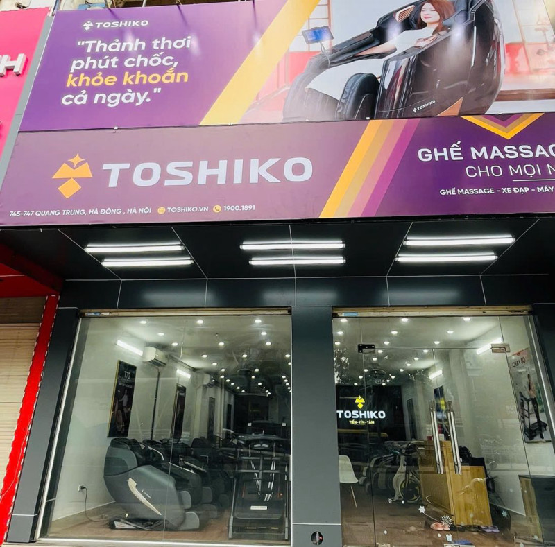 Mặt tiền Toshiko Hà Đông