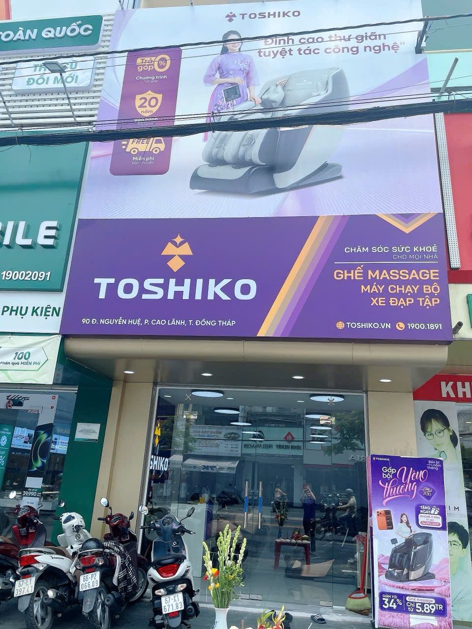 Mặt tiền Toshiko Cao Lãnh - Đồng Tháp