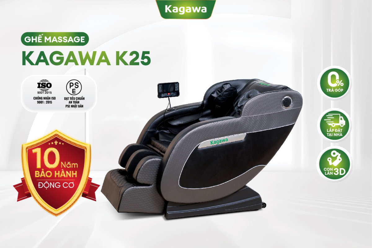 Ghế massage 3D Kagawa K25