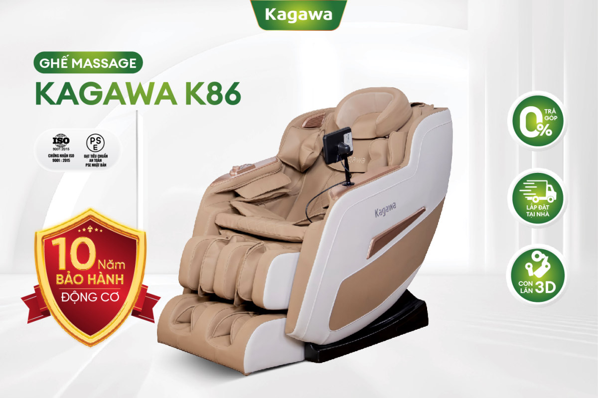 Ghế massage 3D Kagawa K86
